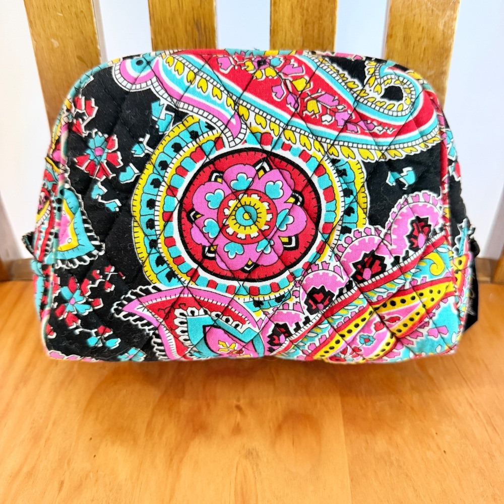 Vera Bradley Parisian Paisley 3 Piece Travel Set Weekender and Cosmetic Bags - Picture 15 of 16